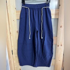 NWOT Free People Kayden Loose for Barrel Pants - Navy - Small